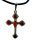 Silber-Kreuz mit Bernstein - Einzelstück