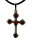 Silber-Kreuz mit Bernstein - Einzelstück
